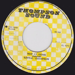 Linval Thompson Not At Home USED VINYL 7INCH 45 RPM