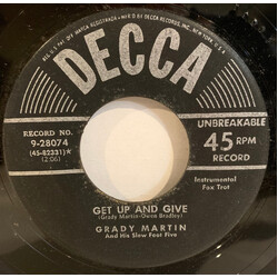Grady Martin And The Slew Foot Five Get Up and Give / Don't Stay Away USED VINYL 7INCH 45 RPM