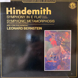 Paul Hindemith / New York Philharmonic / Leonard Bernstein Symphony In E-Flat / Symphonic Metamorphosis Of Themes By Carl Maria Von Weber Vinyl LP USE