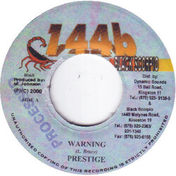Prestige (7) / Valuable Warning / Moving USED VINYL 7INCH 45 RPM