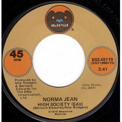 Norma Jean Wright High Society / Hold Me Lonely Boy USED VINYL 7INCH 45 RPM SINGLE