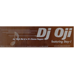 DJ Oji / Stacy Jackson Jus Rock Me / Its Gonna Happen USED VINYL 12INCH 33 S RPM