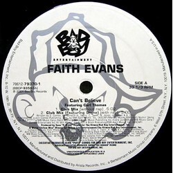 Faith Evans / Carl Thomas Can't Believe USED VINYL 12INCH 45 RPM