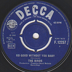 The Birds No Good Without You Baby Vinyl 7" USED