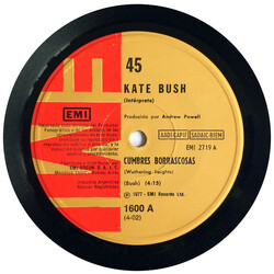 Kate Bush Cumbres Borrascosas (Wuthering Heights) Vinyl 7" USED