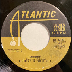 Booker T & The MG's Groovin' / Hip Hug-Her USED VINYL 7INCH 45 RPM SINGLE REISSUE