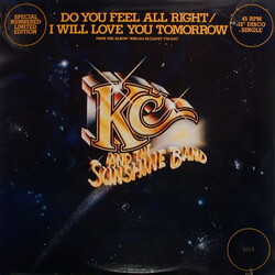 KC & The Sunshine Band Do You Feel All Right / I Will Love You Tomorrow USED VINYL 12INCH 45 RPM SINGLE LIMITED EDITION NUMBERED