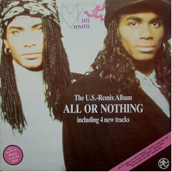 Milli Vanilli All Or Nothing - The U.S. Remix Album Vinyl LP USED