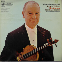 Ludwig van Beethoven / Zino Francescatti / Columbia Symphony Orchestra / Bruno Walter Violin Concerto Vinyl LP USED
