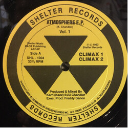 Kerri Chandler Atmosphere E.P. Vol. 1 USED VINYL 12INCH 33 S RPM EP REPRESS