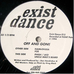 Off And Gone Off And Gone USED VINYL 12INCH 33 S RPM