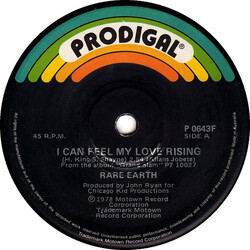 Rare Earth I Can Feel My Love Rising USED VINYL 7INCH 45 RPM SINGLE