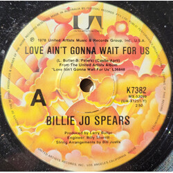 Billie Jo Spears Love Ain't Gonna Wait For Us USED VINYL 7INCH 45 RPM SINGLE