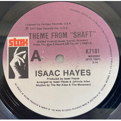 Isaac Hayes Theme From "Shaft" USED VINYL 7INCH 45 RPM SINGLE REISSUE
