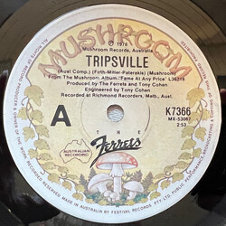 The Ferrets Tripsville USED VINYL 7INCH 45 RPM SINGLE