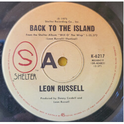 Leon Russell Back To The Island USED VINYL 7INCH 45 RPM SINGLE