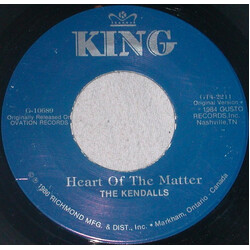 The Kendalls Heart Of The Matter / Heaven's Just A Sin Away USED VINYL 7INCH 45 RPM REISSUE