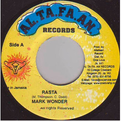 Mark Wonder Rasta USED VINYL 7INCH 45 RPM