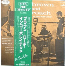 Clifford Brown And Max Roach Brown And Roach Incorporated Vinyl LP USED