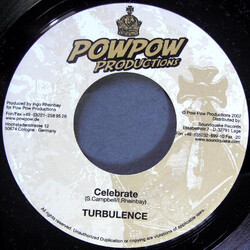Turbulence (4) Celebrate USED VINYL 7INCH 45 RPM