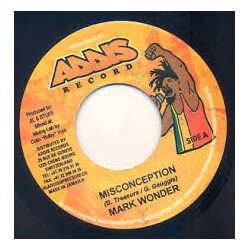 Mark Wonder / Chezidek Misconception / Give Thanks & Praises USED VINYL 7INCH 45 RPM