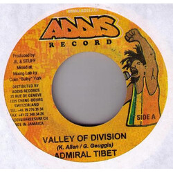 Admiral Tibet Valley Of Division USED VINYL 7INCH 45 RPM