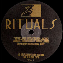 Oliver Ho Rituals USED VINYL 12INCH 33 S RPM