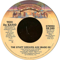 Teri Desario The Stuff Dreams Are Made Of / Loving You For The First Time USED VINYL 7INCH 45 RPM REISSUE