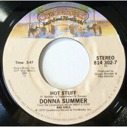Donna Summer Hot Stuff / Heaven Knows USED VINYL 7INCH 45 RPM REISSUE