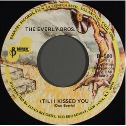 Everly Brothers (Til) I Kissed You USED VINYL 7INCH 45 RPM SINGLE REISSUE
