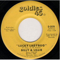 Billy & Lillie Lucky Ladybug USED VINYL 7INCH SINGLE 45 RPM REISSUE