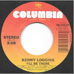 Kenny Loggins I'll Be There USED VINYL 7INCH 45 RPM SINGLE STEREO