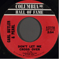 Carl & Pearl Butler Don't Let Me Cross Over / Little Pedro USED VINYL 7INCH 45 RPM