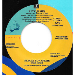 Rick James Sexual Luv Affair USED VINYL 7INCH 45 RPM PROMO STEREO