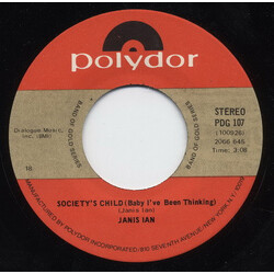 Janis Ian Society's Child (Baby I've Been Thinking) / Younger Generation Blues USED VINYL 7INCH REISSUE