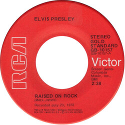 Elvis Presley Raised On Rock / If You Talk In Your Sleep USED VINYL 7INCH 45 RPM
