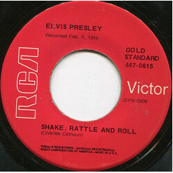 Elvis Presley Shake, Rattle And Roll / Lawdy Miss Clawdy USED VINYL 7INCH 45 RPM SINGLE REISSUE