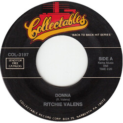 Ritchie Valens Donna / La Bamba USED VINYL 7INCH 45 RPM SINGLE REISSUE MONO