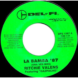 Ritchie Valens La Bamba '87 USED VINYL 7INCH 45 RPM SINGLE