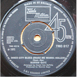 Marvin Gaye Inner City Blues (Make Me Wanna Holler) USED VINYL 7INCH 45 RPM SINGLE