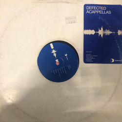 Various Defected Acappellas Blue Vinyl 12" USED