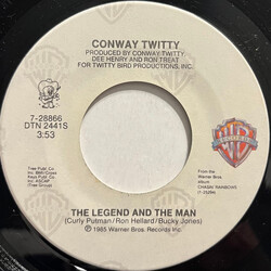 Conway Twitty The Legend And The Man / (I Can't Believe) She Gives It All To Me USED VINYL 7INCH 45 RPM SINGLE