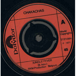Chakachas Jungle Fever USED VINYL 7INCH 45 RPM REPRESS