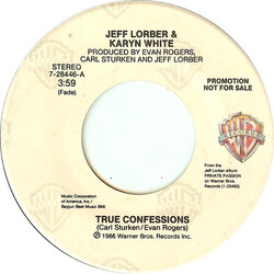 Jeff Lorber / Karyn White True Confessions USED VINYL 7INCH 45 RPM PROMO