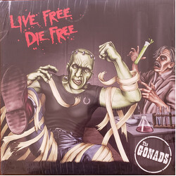 The Gonads Live Free, Die Free Vinyl 2 LP USED