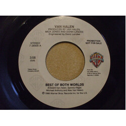 Van Halen Best Of Both Worlds USED VINYL 7INCH 45 RPM SINGLE PROMO STYRENE