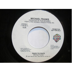 Michael Franks Face To Face USED VINYL 7INCH 45 RPM PROMO