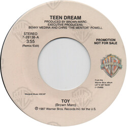 Teen Dream Toy USED VINYL 7INCH 45 RPM SINGLE PROMO