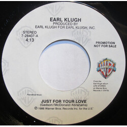 Earl Klugh Just For Your Love USED VINYL 7INCH 45 RPM PROMO