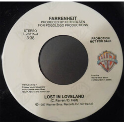 Farrenheit Lost In Loveland USED VINYL 7INCH PROMO